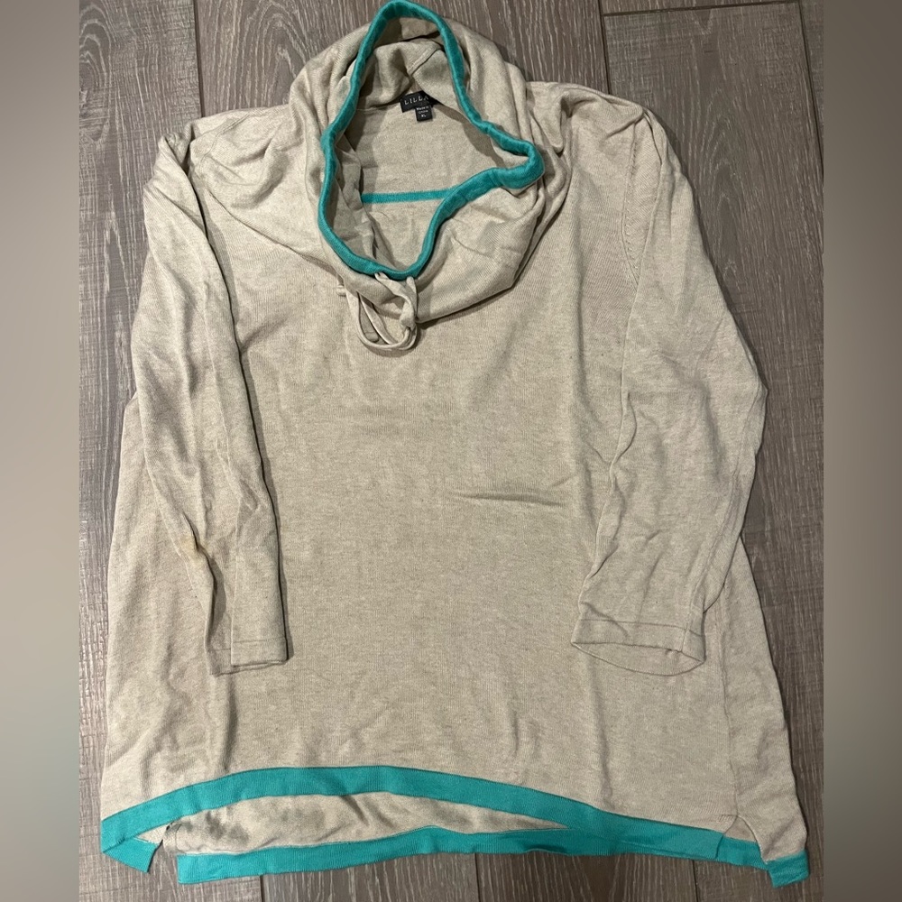 Lilla P Cowl Neck Sweater